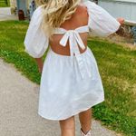 White Bow Dress Photo 0