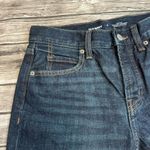 Old Navy  Women's High-Rise Slouchy Straight Crop Button Fly Jeans 0 Blue Denim Photo 3