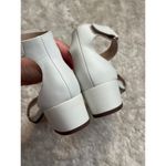 Clarks  Caroleigh Anya Heeled Sandals Size 6.5 Brown White Snakeskin Print Ankle Photo 7