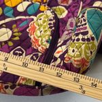 Vera Bradley  Backpack Purple Floral Quilted Multi Color Travel School Photo 2