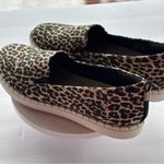 Clarks Cloud Steppers Loafer Shoes Womens Black/Tan Leopard Print Slip On S Photo 12