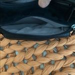 Stone Mountain Black Suede and Leather Crossbody Purse Vintage Photo 3