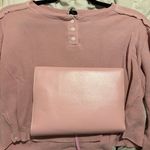 Wild Fable Pink Long Sleeve Ribbed Crop Top Photo 2