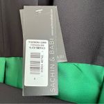 Sachin + Babi NWT  Desdemona Gown Emerald and Black Embellished Neckline Size 4 Photo 7