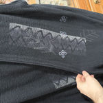 Blue Fish USA 1996 Lagenlook KNIT Cardigan Tunic Dark Navy One Size Size XL Photo 3