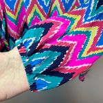Lilly Pulitzer Women's Elsa Blouse Shirt Hearts a Flutter Chevron Vibrant Small Photo 6