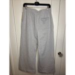 Mate the Label  Organic Fleece Wide Leg Pant Heather Grey Large MSRP $138 Photo 9