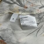 Reformation  Pearl Dress Aurora Floral Cream Ivory Orange Gold Puff Sleeve Midi 8 Photo 9