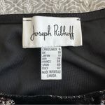 Joseph Ribkoff Black Velvet & Metallic Filigree Paisley Brocade Tank Top Size 8 Photo 2