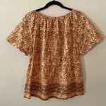 Faherty  Florence Pink Floral Cotton Short Sleeve Blouse Flowy Women's size XS Photo 6