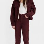 Levi's NWT High Waisted Mom Jeans Corduroy 30X29 Brown Photo 0