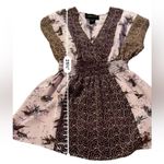 Anthropologie Corey‎ Lynn Calter Thrush Song Bird Silk Short Sleeve Top Sz 2 Pink Photo 8