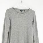 Toad&Co. Foothills Long Sleeve Waffle Swing‎ Dress XS Grey Gray Photo 2