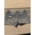 ALLSAINTS Womens Denim Shorts W26 Distressed Frayed Star Detail Blue Size 26 Photo 4