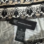 INC International Concepts Black and White Wide Leg Stretchy Boho Pants Size XL Photo 7