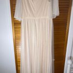 Adrianna Papell By Anthropologie Rivoli Tulle Blush Rose Gown Sz 10 NWT Photo 6