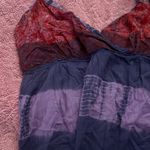 Good Times Purple and Pink Striped Top Red Size L Photo 1