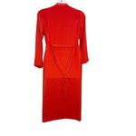 Auden Red Robe & Slip Dress Set Size M Size M Photo 12