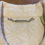 Sigrid Olsen  Quilted Winter White Old Money Trench Jacket Coat Medium Photo 2