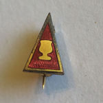 Kappa Alpha Sigma Phi Psi Fraternity Sorority Pledge Pin Red Photo 3