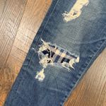 AG Adriano Goldschmied Stilt Roll-up Cigarette Roll-up Ripped/Plaid Jeans Photo 5