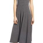 Treasure & Bond  gray midi flare casual dress Photo 0