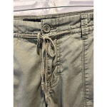Calvin Klein  Shorts‎ Size 6 Olive Khaki Cotton Flat Front Pockets Photo 4