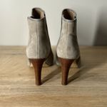 Banana Republic  Boots Womens‎ 8 M Tan Heeled Ankle Booties Neutral Minimalist Photo 5