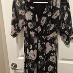 Sienna Sky Floral Wrap Dress Lined Photo 1