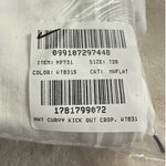 Madewell Curvy Kick Out Crop Jeans Women's T28 White Mid Rise Cotton 5 Pocket Photo 10