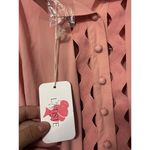 L'ATISTE  By Amy Womens Peach Pink Lace Trim Mini Dress Smocked Waist Sz 1X NWT Photo 5