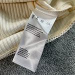 Lani the Label Ribbed Underwire Crop Top Women's X-Large Cream Short Sleeve New Photo 6