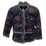 Loft Ann Taylor Primavera Fringe Trimmed Jacket size 2 Photo 1