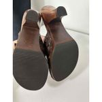 MIA Brown Stamped Pattern Strap Buckle Boho Clogs Womens Size 7 Photo 7