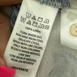 C&C California  Linen Relaxed Fit Hawaiian Button Down‎ Shirt Blue Size Large Photo 7