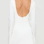 Princess Polly White Long Sleeve Mini Dress Photo 1