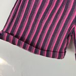 Soft Surroundings NWT Dulcinea Shorts Fuchsia Stripe Wool Size Medium M N1335 Photo 11