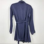 House of Harlow 1960 × Revolve Tie Waist Cross Dress Navy Stripe XS Blue Photo 6