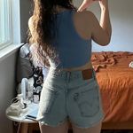 Levi's 501 High-Waisted Denim Shorts Photo 6
