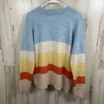 Urban Outfitters  Striped Crewneck Sweater size S Multicolor Long Sleeve Cozy Photo 4