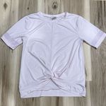 Laundry by Shelli Segal Pink Knot Athletic Shirt Women’s Medium Photo 0