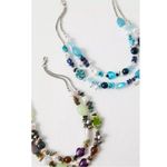 Free People Steal The Show Choker in Turquoise Tonal NWT Layered Charm Bohemian Photo 6