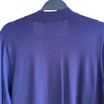 π Sejour Nordstrom Open Long 34β Lightweight Navy Cardigan, Non Photo 9