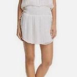 Ramy Brook  striped white metallic mini dress S Photo 0