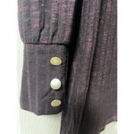 Ny Collection  tops 3x cuffed long sleeves blouse, with attached necklace Photo 2