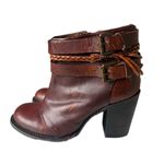 FREEBIRD by Steven Freebird Lion Brown Leather Ankle Boots Photo 4