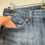 7 For All Mankind  A Pocket Micro Cut Off Jean Shorts Womens 28 Festival Denim Photo 2