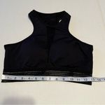 C&C California  Womens Size Large Black Sports Bra Nylon Spandex Athletic Workout Photo 3