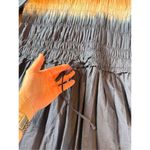 Apiece Apart  Aldea Smocked Mini Dress Dipped Shibori Organic Cotton Size Medium Photo 7