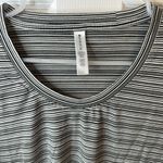 Athleta  Black and White Striped Long Sleeve Cloud Soft and Light Shirt Size XS Photo 1